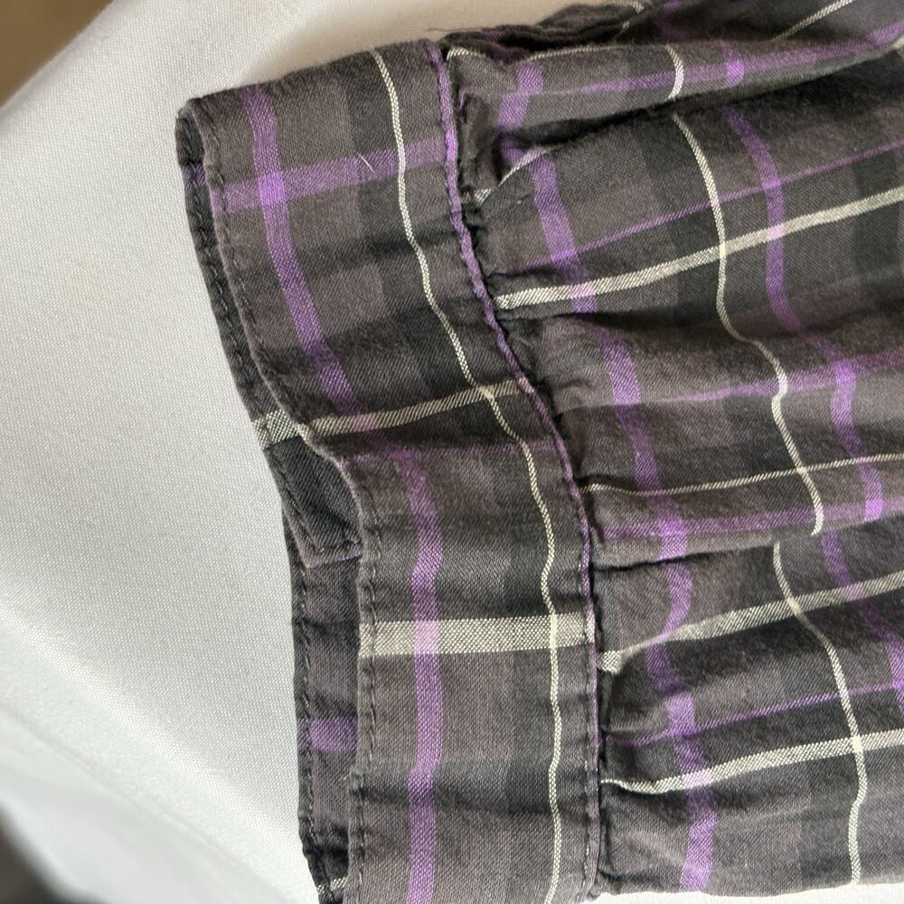 Tweeds Women’s Embroidered Plaid Popover‎ Blouse Size 1X Western Cottagecore - Picture 10 of 13